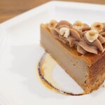 ハナツムリ - 【2020.03】黒糖とマロンのチーズケーキ(450円)
