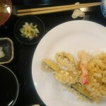 天ぷら 和食処 舞恒 - 天ぷら定食です。