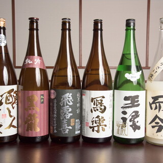 約30種類の日本酒