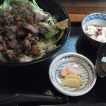 味処 佐とう - 201205 佐とう　久光鶏黒焼膳（850円）これに甘味が付きます.jpg