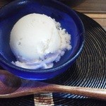 味処 佐とう - 201205 佐とう　本日のランチ（甘味　落花生のジェラート）.jpg