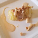 アル・ケッチァーノ - ◆「生ハムの白菜巻きと豆腐ようのソース」