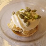 アル・ケッチァーノ - ◆本日のドルチェ 「だだちゃ豆のムース」