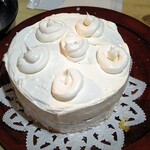 焼肉 はせ川 - 自分でイチゴのショートケーキが出来るまで③