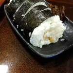 五郎太夫 - 天巻きセットの天巻きは温かいご飯の塩味