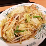 日高屋 - 肉野菜炒め定食‼️