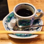 Kurashiki Koura Honten - 無料烏龍茶を150円プラスしてコーヒーに変更