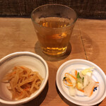 Kudan Gochiya - ランチの小鉢とお新香