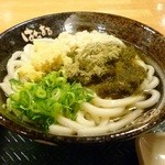 はなまるうどん - かけだしのうどん（とろろ昆布）