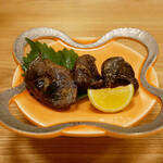 料亭 やまさ旅館 - ☆大好物すっぽん肝焼き(^^♪☆