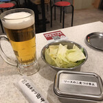 쿠시카츠 타나카 욧카이치 에키마에점 - 더 프리미엄 몰츠<향기 나는> 에일 중 맥주잔