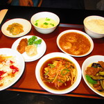 黄鶴 - ランチ小皿定食　２８００円（税込）【２０２０年３月】