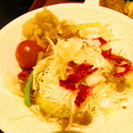 黄鶴 - ランチ小皿定食　２８００円（税込）のサラダのアップ【２０２０年３月】