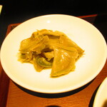 黄鶴 - ランチ小皿定食　２７００円（税込）のザーサイ【２０２０年３月】