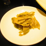 黄鶴 - 期間限定・オランダ風車豚定食　１９００円（税込）のザーサイのアップ【２０２０年３月】