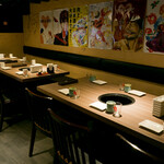 肉と日本酒 - 入口席