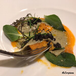 カーサ・デル・チーボ - 生海胆にｼｬﾓﾛｯｸの卵黄