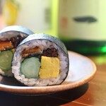 Washoku Enishi Sobakiri - 巻き寿司は「うまきゅう巻き」と「出汁巻き寿司」をご用意致しております。