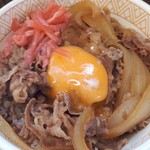 すき家 - 牛丼ミニ＋たまご