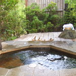 山咲 - お部屋付きの露天風呂です。