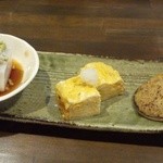 石臼びき手打そば　悠庵 - 三点盛り