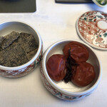 旅亭半水廬 - 塩昆布・大分県産大山梅の梅干し