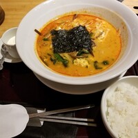 焼肉トラジ 京橋店 - こちらは甘めのジャン麺 焼肉トラジ 京橋店 - こちらは甘めのジャン麺