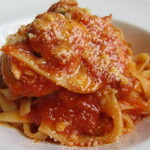 三日月 - 中にはアサリとイカがいっぱい。