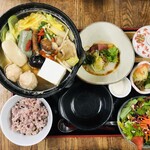 料亭 緒環 - 【薬膳ごはん】鳥の滋養スープと山かけ膳
