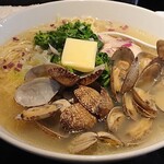 鶏そば・ラーメン Tonari - あさりと菜の花の塩バターラーメン 1,300円