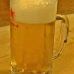 Taishuu Kappou Sanshuuya - 生ビール　500円