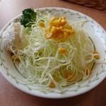 ウッディ・ハウス - セットのサラダ