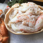 海鮮屋まるなん - 丁寧に盛り付けられた蟹♪