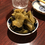 おうちあそび - 料理写真:*広島菜漬ダブル(¥500)
(※2人前を一皿に盛ってもらったもの)