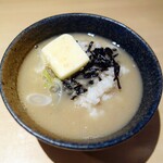 道の塩 - 白めし(小) 100円
      バター 50円