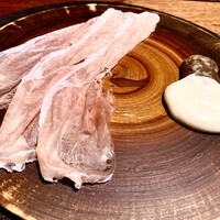 cenci - なんと、思いがけずもペルシュウが目の前に。パルマハム職人の多田さんが手掛けた岐阜の『BON DABON』のペルシュウを頂けるとは。嬉し〜い♫