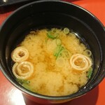 嵐丼 - 味噌汁