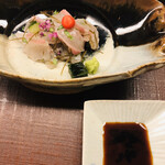 おか田 - 鯛の昆布和え