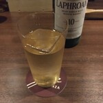 バー ゴヤ - ラフロイグのソーダ割り