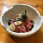 樽見 - お通しのねぎとろ