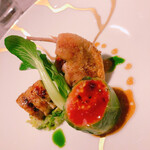 ASAHINA Gastronome - ウズラとフォアグラのデュオ