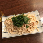 立ち呑み くにし - 明太スパサラ