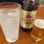 akuthiburizo-tsumiyagizaou - 瓶ビールとレモンサワー