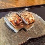 Amidasoba Hanare - 焼き鯖寿司　440円