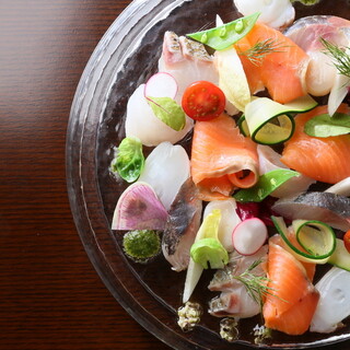 鮮度抜群！！カルパッチョの盛り合わせ
