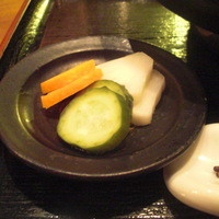 馳走いなせや - 香の物。