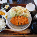 僕とうどんとカツオだし - 上とんかつ定食