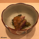 旬菜 一颯 - 蛍烏賊 酢味噌和え