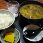 山直 - カレーうどん、ご飯小