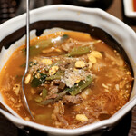 焼肉 大河 - テールクッパ